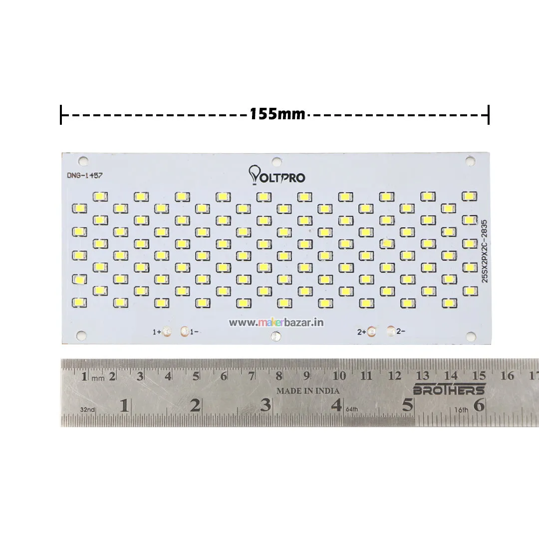 100W 2835 SMD LED 70x155 MCPCB For Street/Flood Lighting