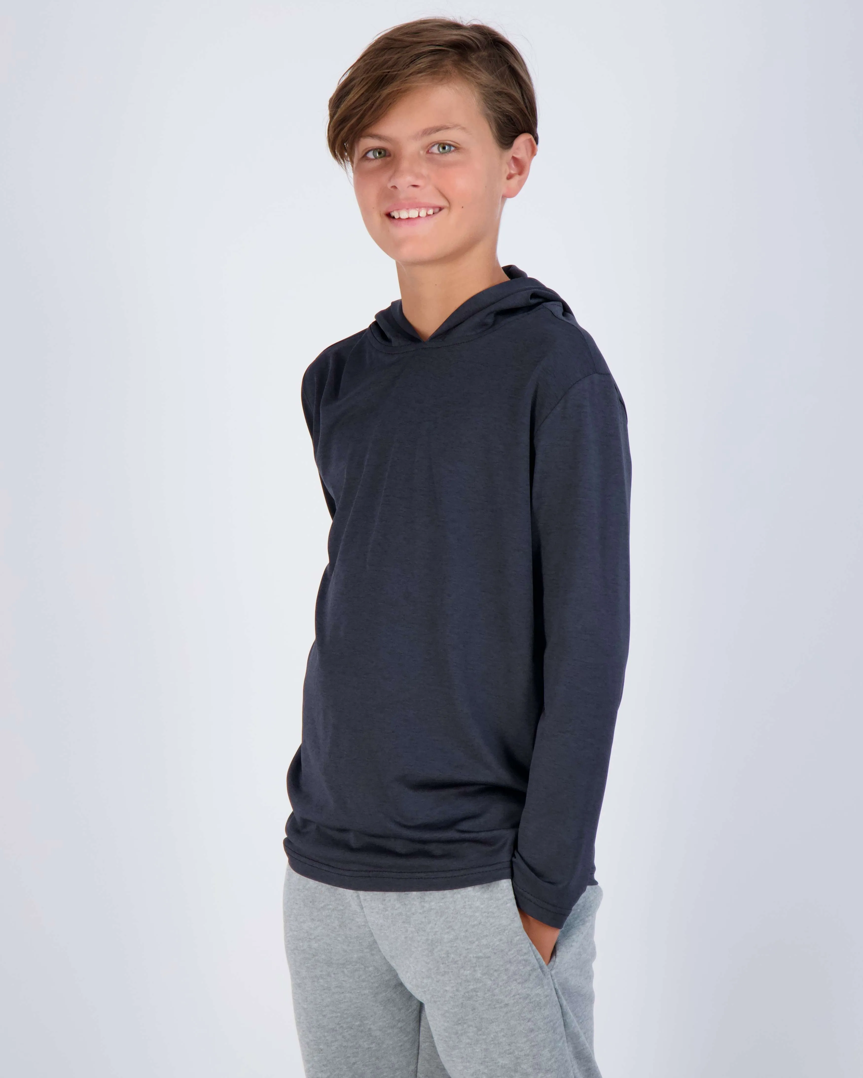 3 Pack: Boys Dry Fit Long Sleeve Active Pullover Hoodie Sweatshirt