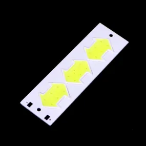 3.7v - 4V Double Arrow Shape COB led light [ Color - Cool White ]