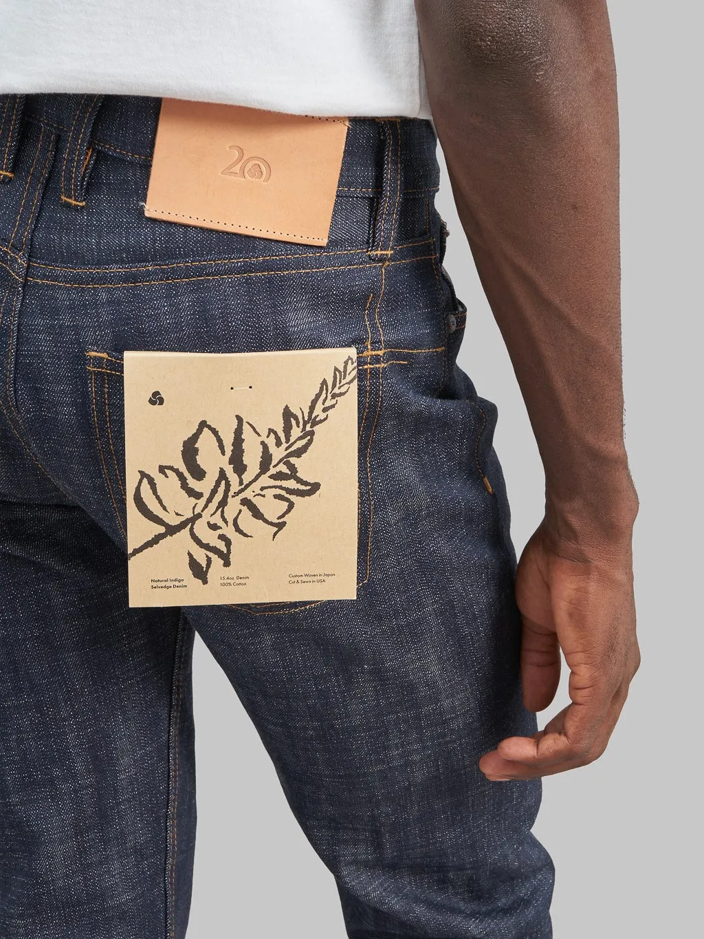 3sixteen CT-102xn 20th Anniversary "Natural Indigo" Classic Tapered Jeans