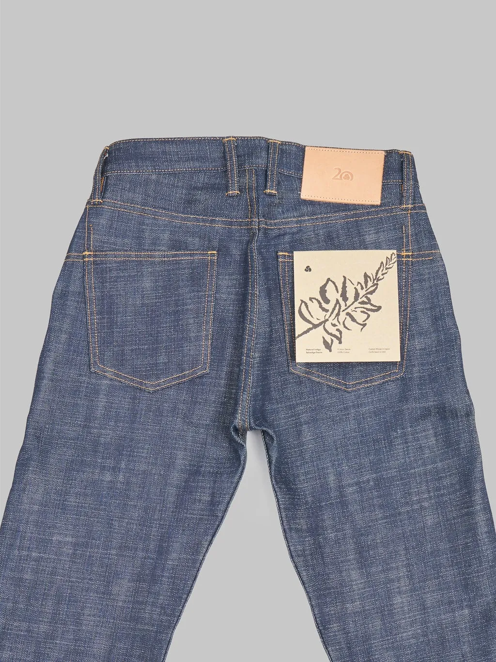 3sixteen CT-102xn 20th Anniversary "Natural Indigo" Classic Tapered Jeans