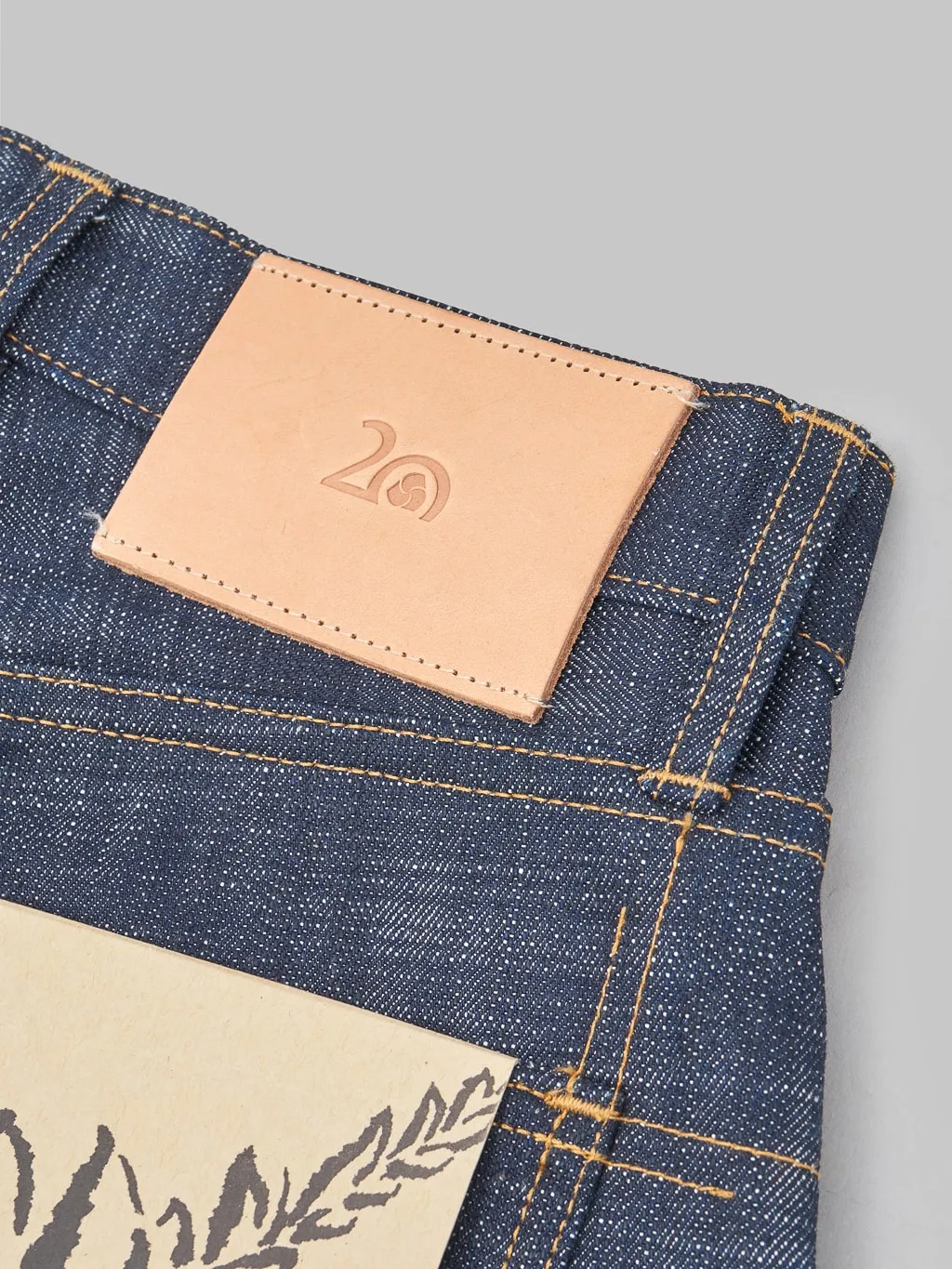 3sixteen CT-102xn 20th Anniversary "Natural Indigo" Classic Tapered Jeans