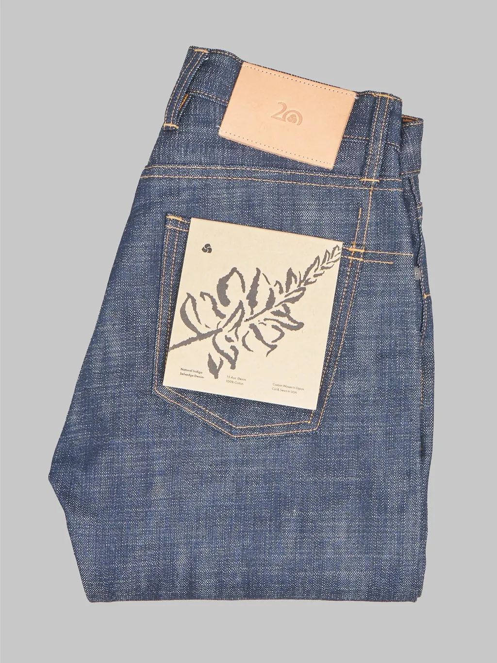 3sixteen CT-102xn 20th Anniversary "Natural Indigo" Classic Tapered Jeans