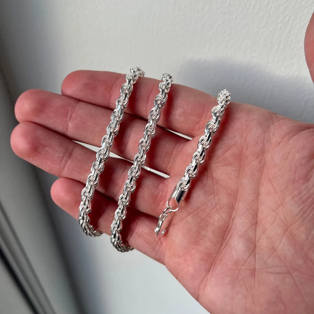 925 Silver Rope Chain (5MM)