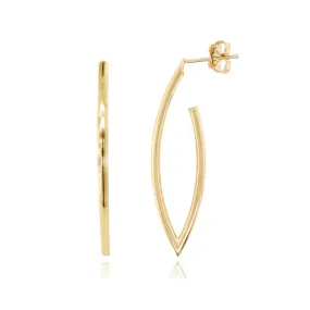 9ct Yellow Gold Drop Earrings - 8N31Q