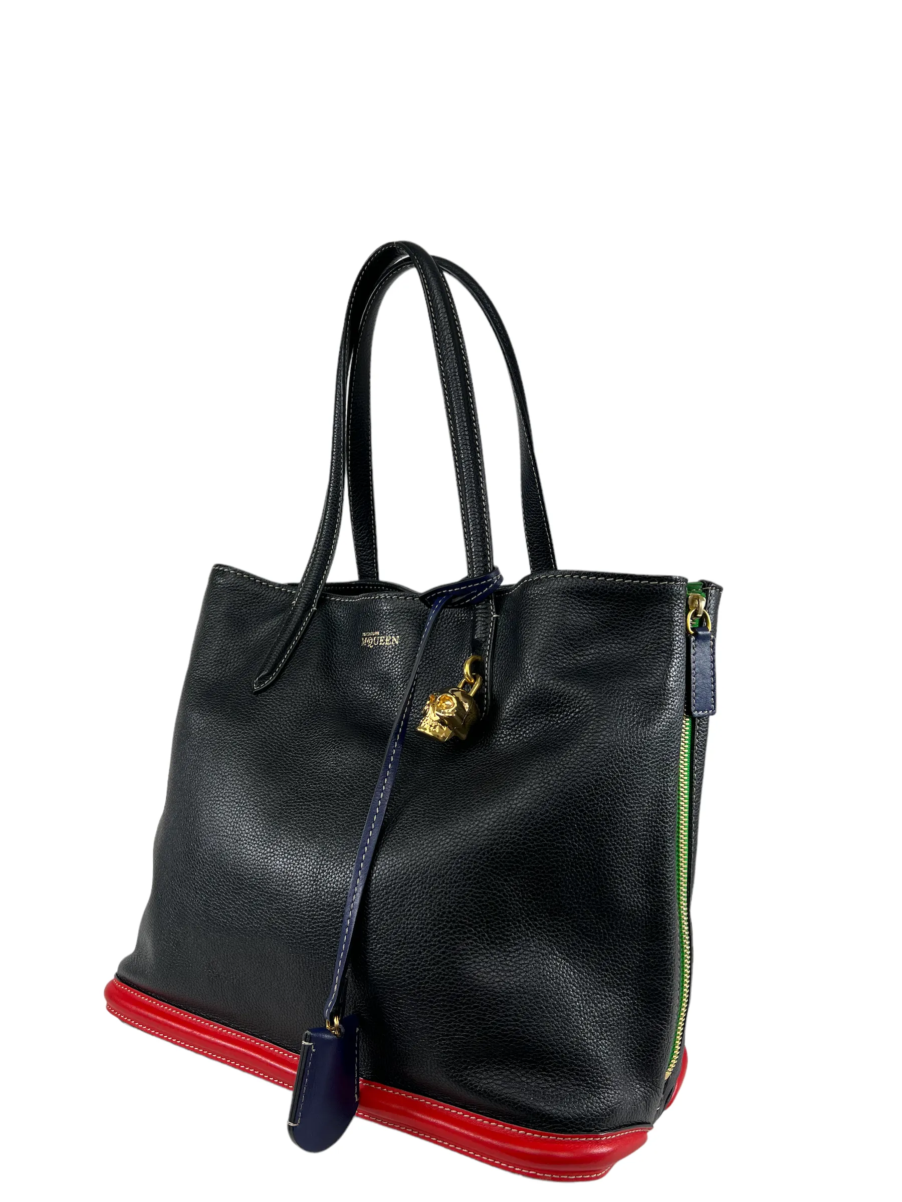 Alexander McQueen Multicolour Leather Tote