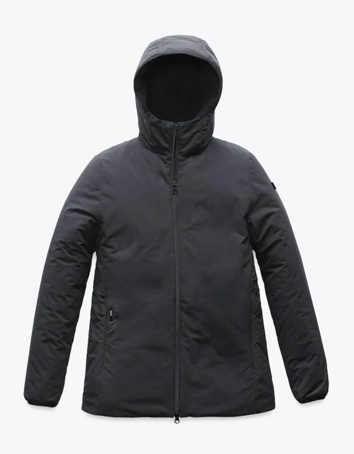 ARC LADIES HOODED MID LAYER BLACK