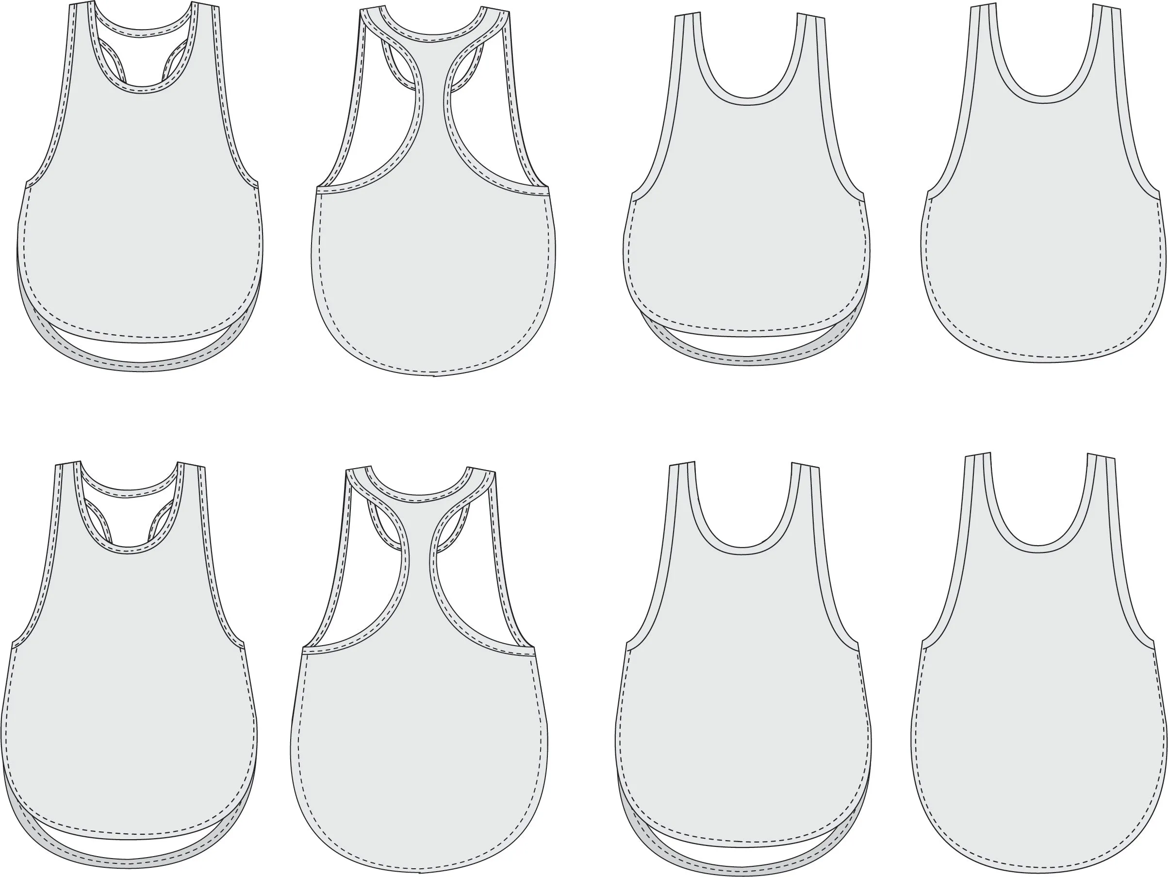 Ascend Tank PDF Sewing Pattern Sizes B-M