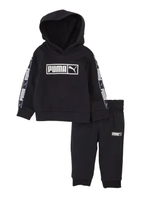 Baby Boys 12-24M Puma Square Logo Hoodie and Joggers