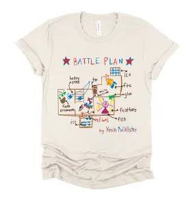 Battle Plan Christmas Home Security Funny Christmas Tee -Toddler, Youth, and Adult Sizes