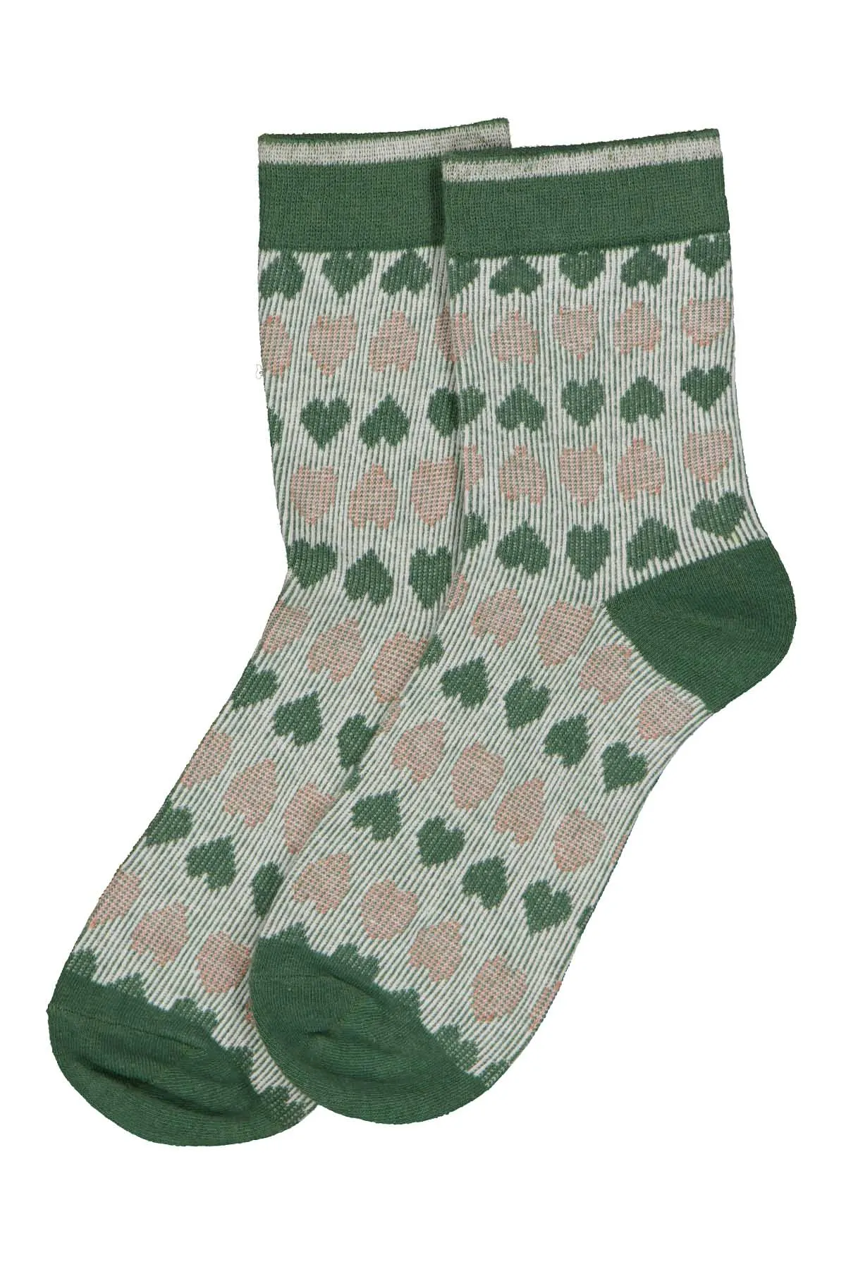 Be My Valentine Socks Green