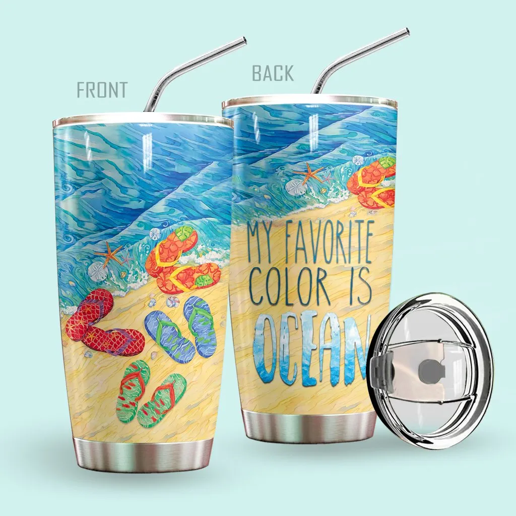 Beach Tumbler My Favorite Color