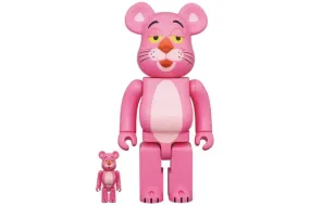 Bearbrick Pink Panther 100% & 400% Set