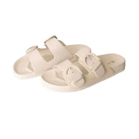 Betty Basics Jane Slide in White Stone