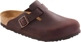 Birkenstock Boston Habana Oiled Leather Soft Footbed