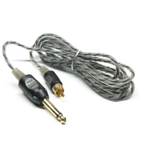 Bishop Premium Lightweight RCA Cord - 7ft. - Grey