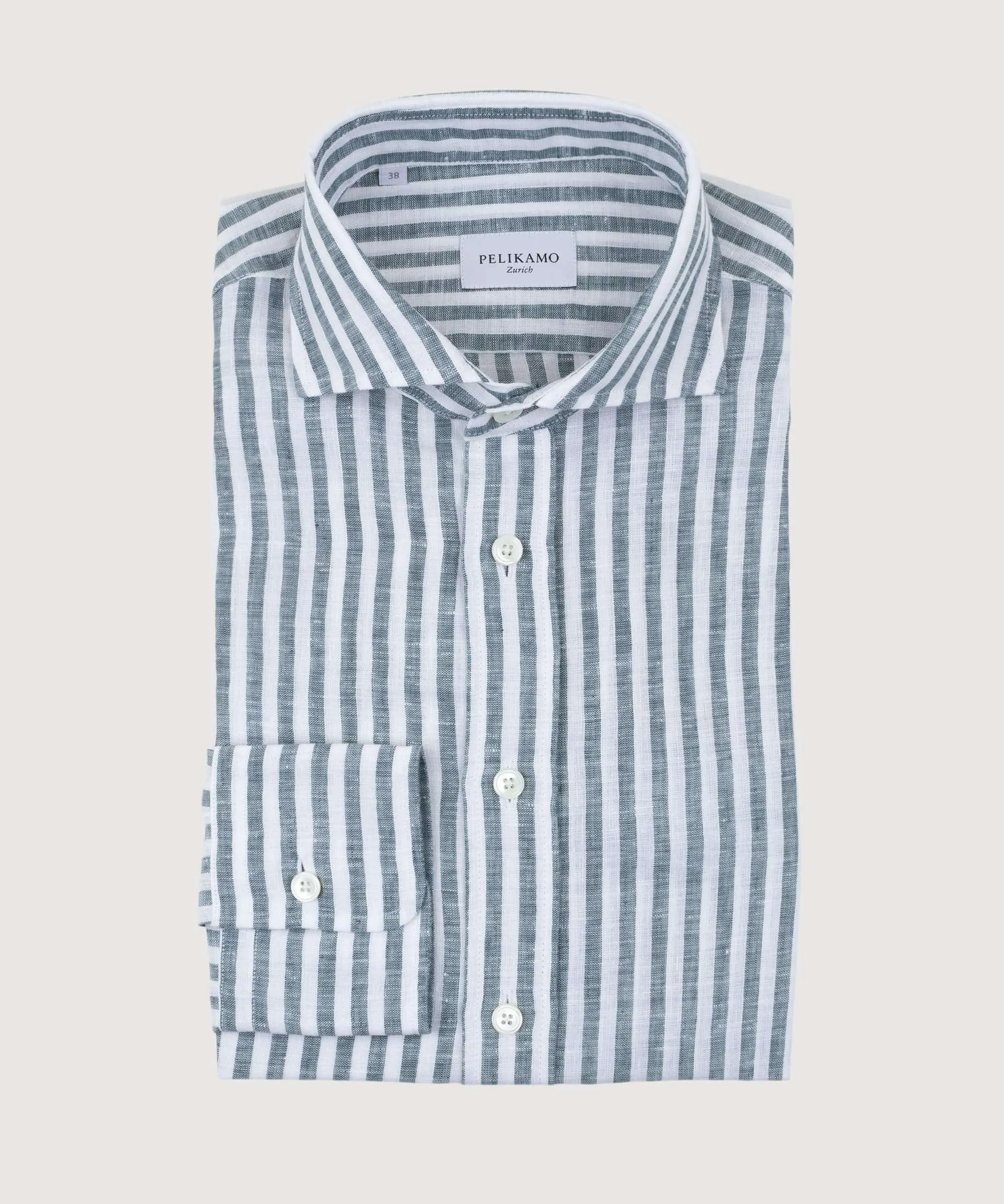 Bold Striped Linen Shirt