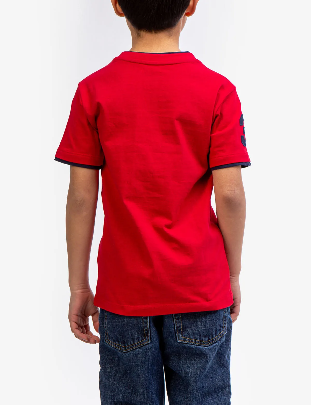 BOYS BASIC V-NECK T-SHIRT