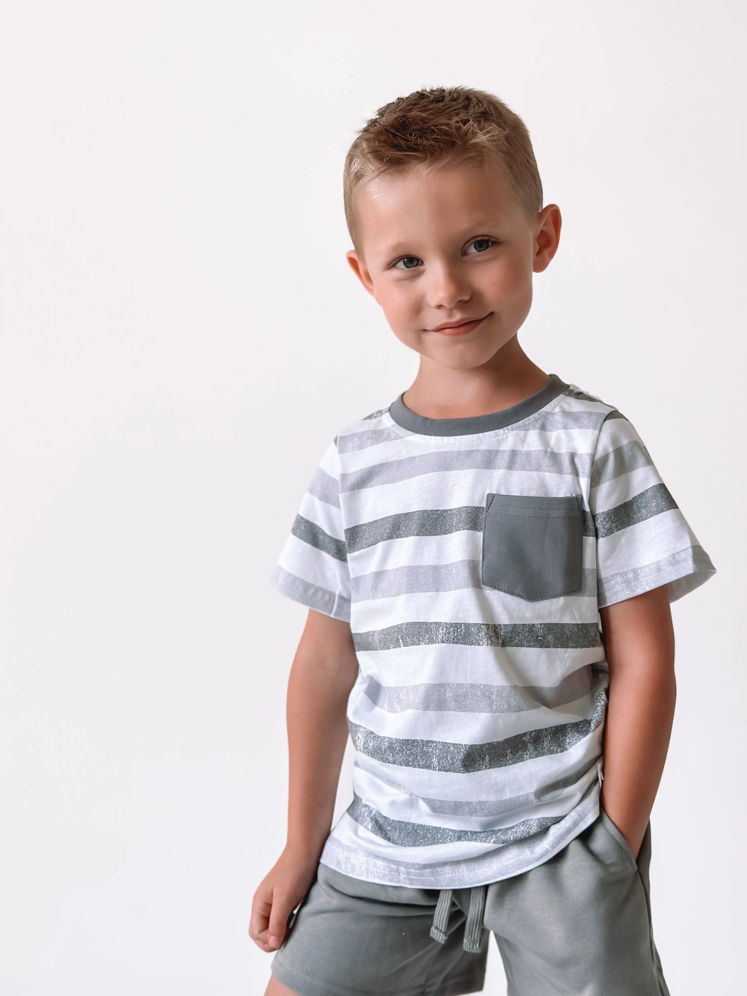 Boy's Sweatshort - Charcoal