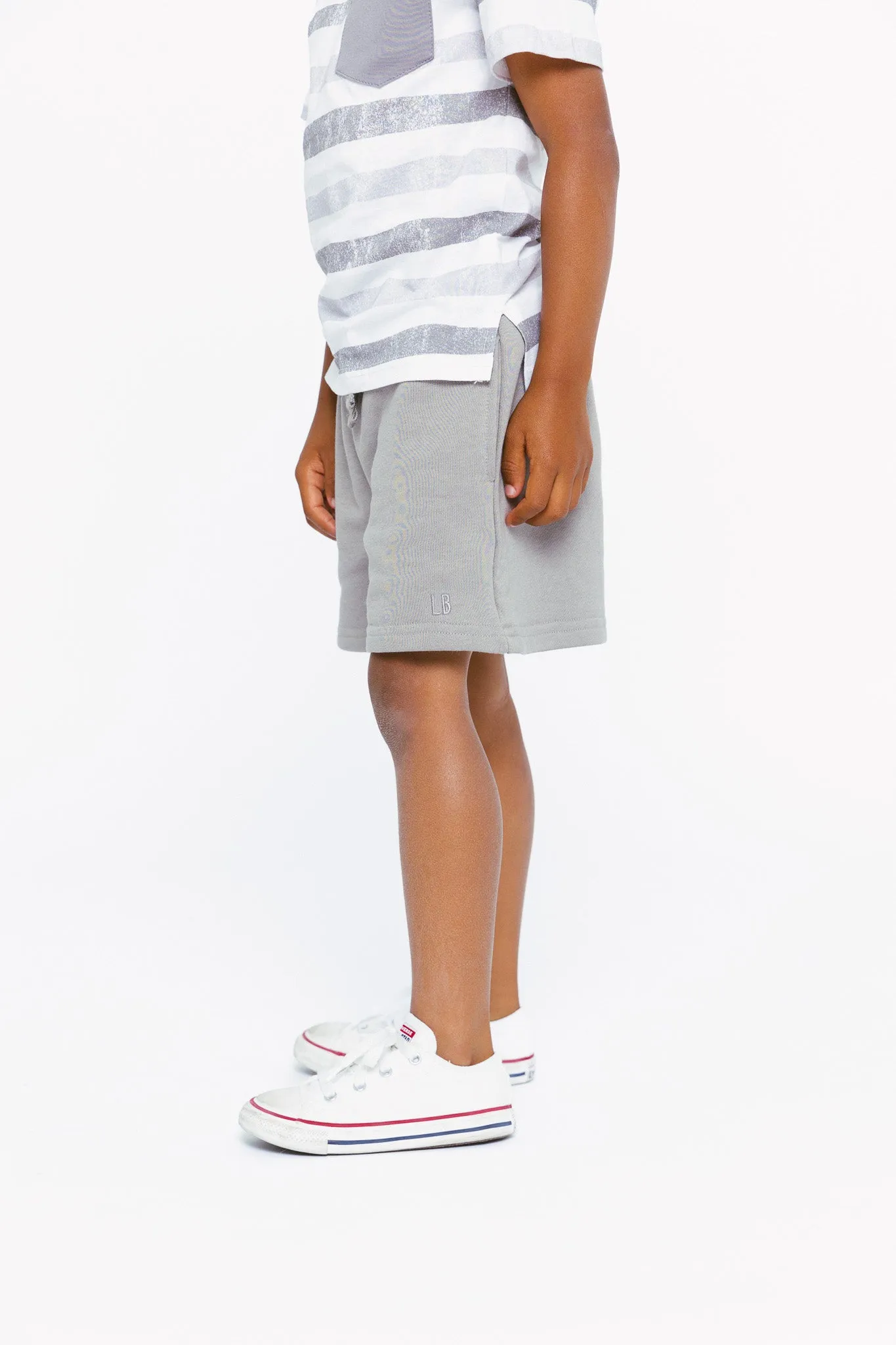 Boy's Sweatshort - Charcoal