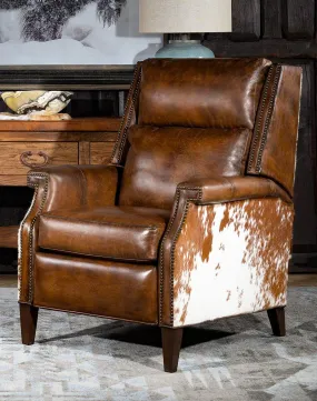 Bristol Leather & Cowhide Recliner