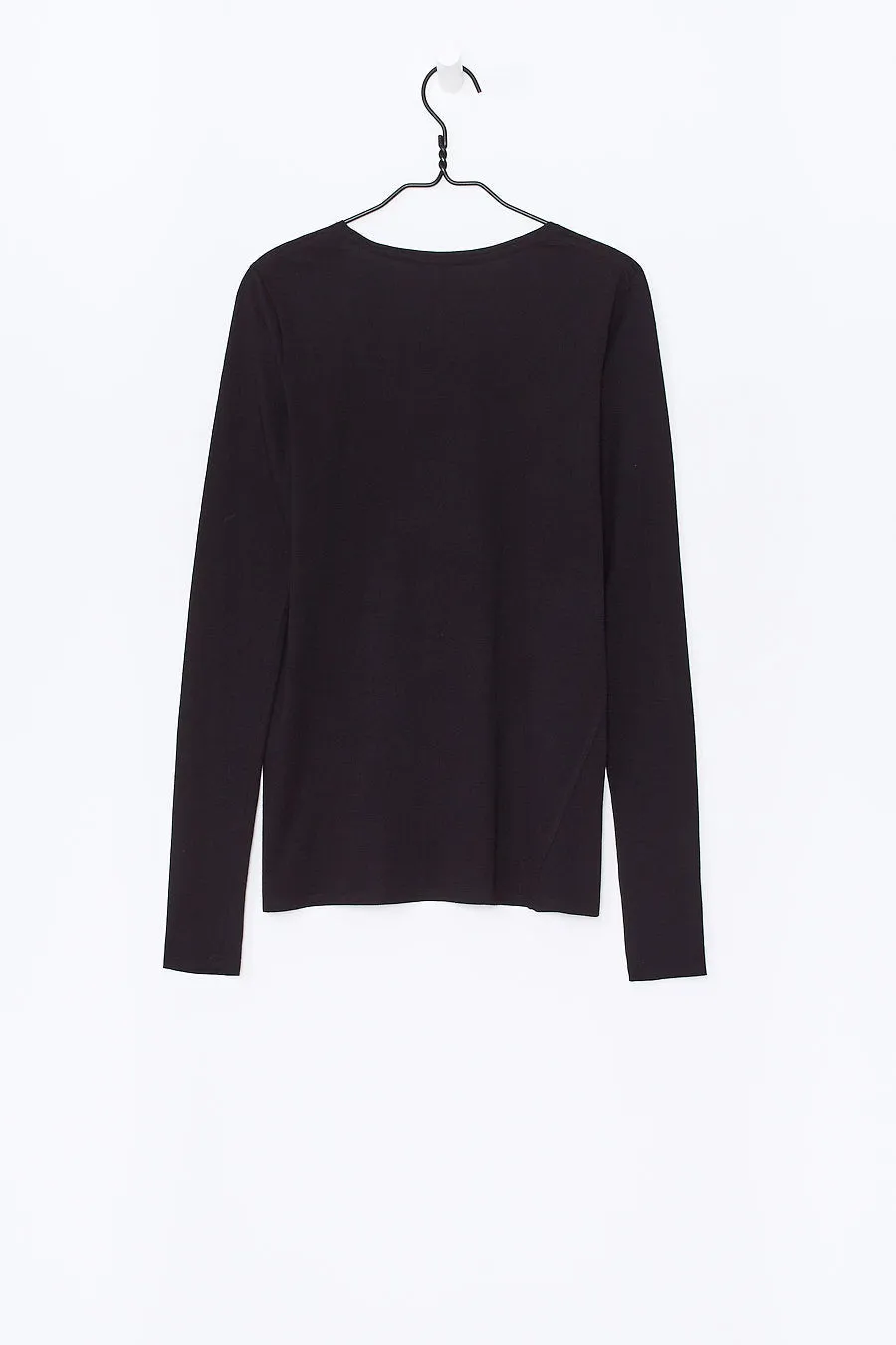 Building Block Long Sleeve Top - Black