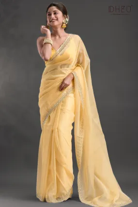 Camellia - Designer Chiffon Silk Saree