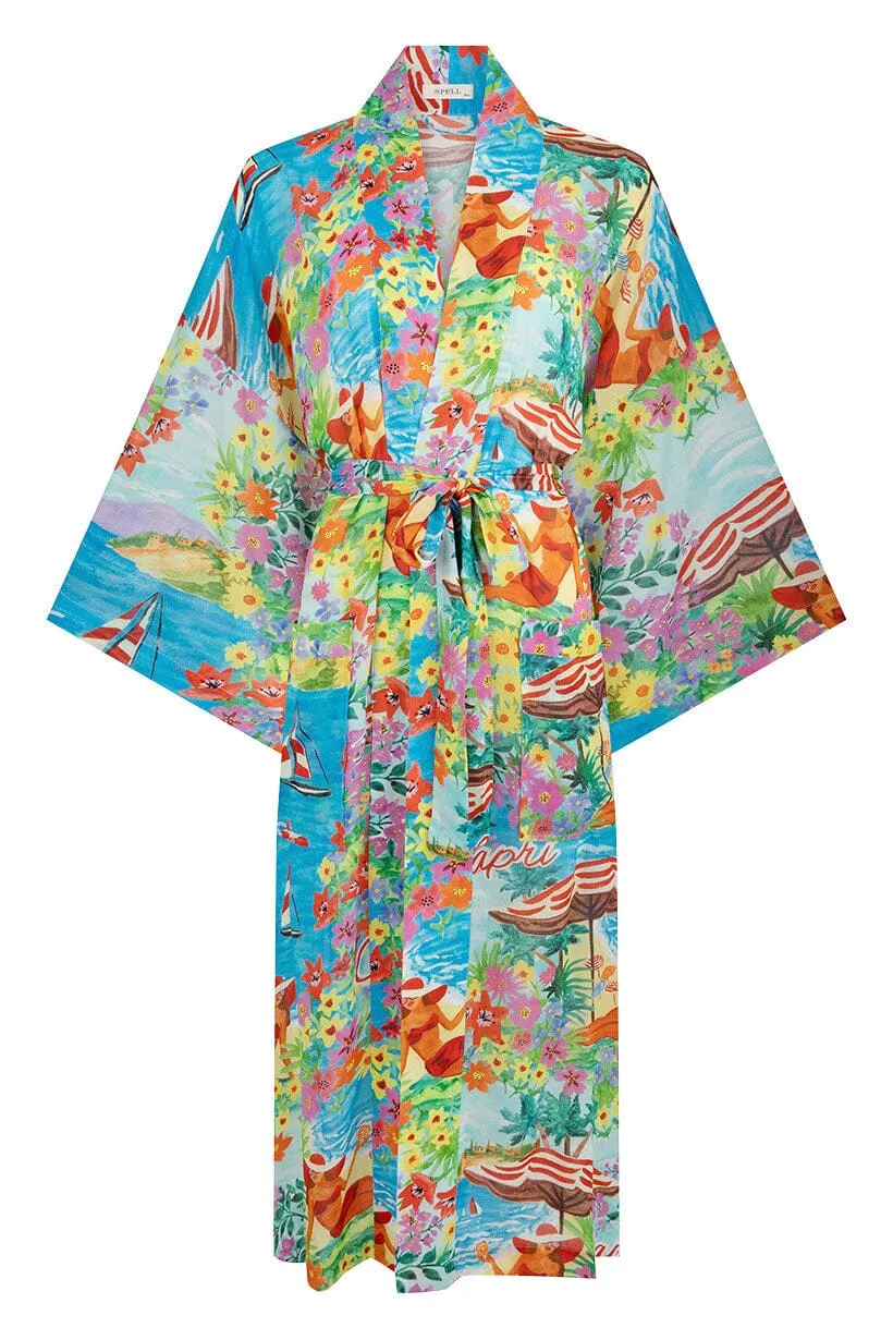 Capri Maxi Robe | Ocean