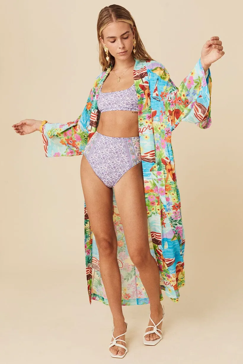 Capri Maxi Robe | Ocean