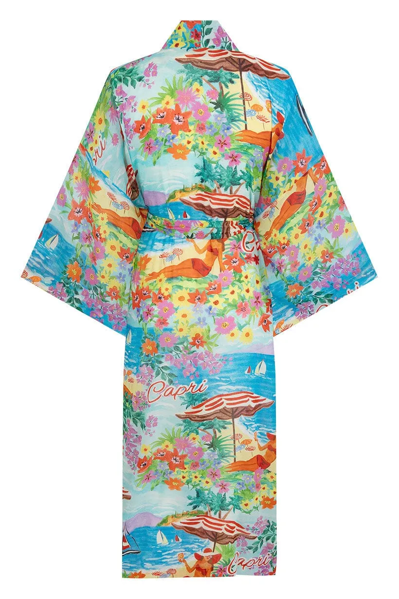 Capri Maxi Robe | Ocean