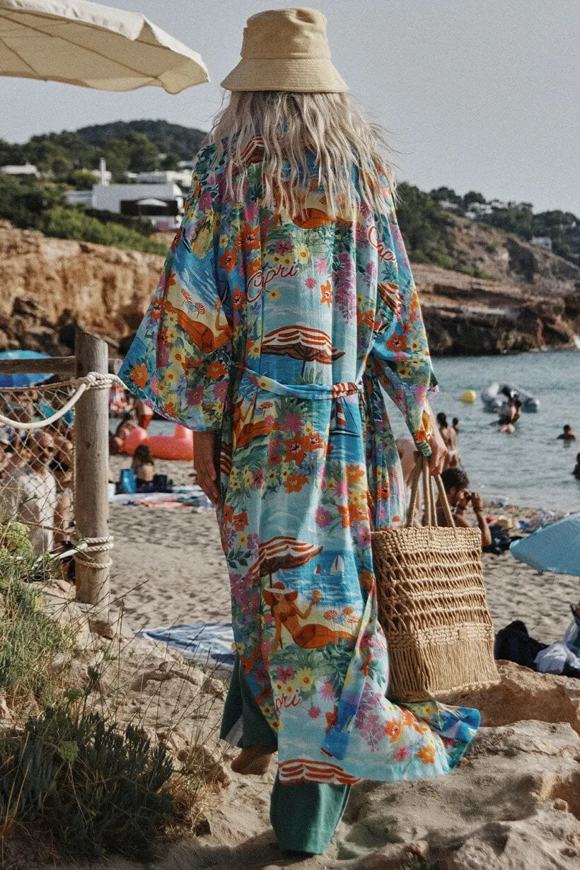 Capri Maxi Robe | Ocean