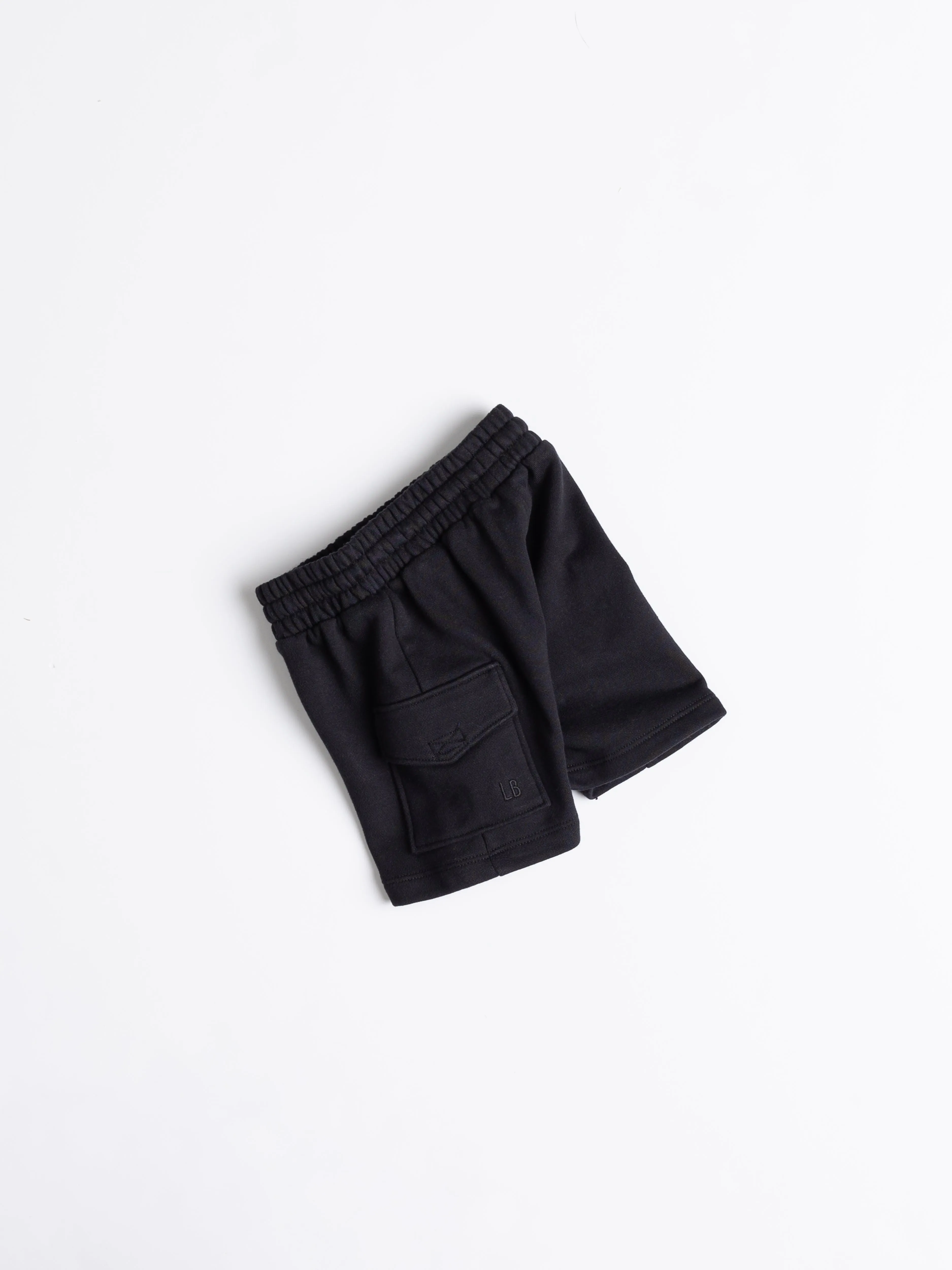 Cargo Sweatshort - Black