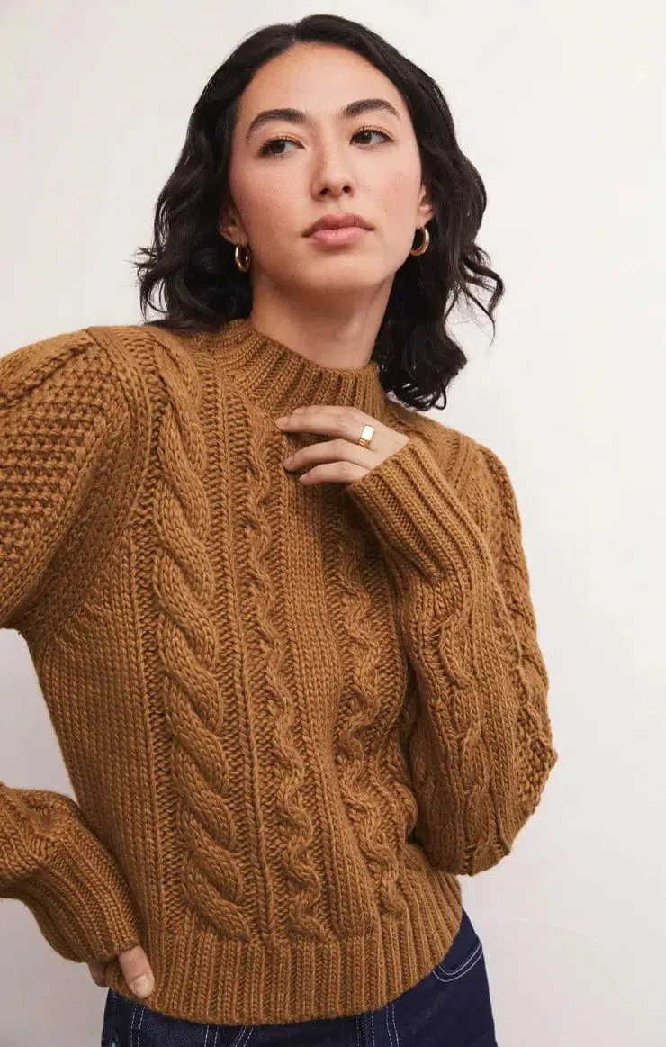 Catya Mock Neck Sweater