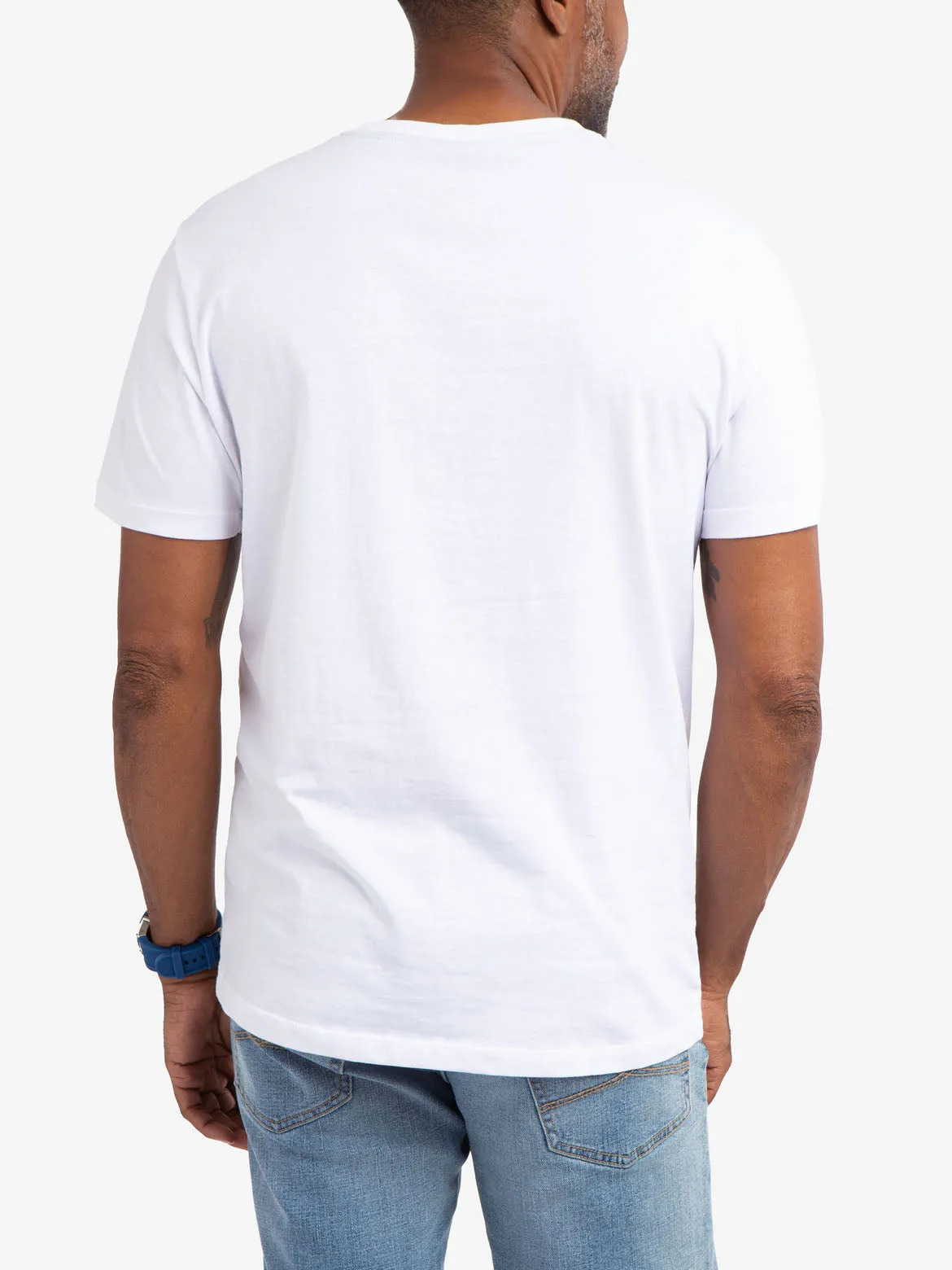 CHEST STRIPE POCKET JERSEY T-SHIRT