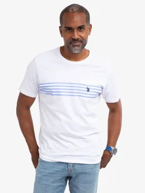 CHEST STRIPE POCKET JERSEY T-SHIRT