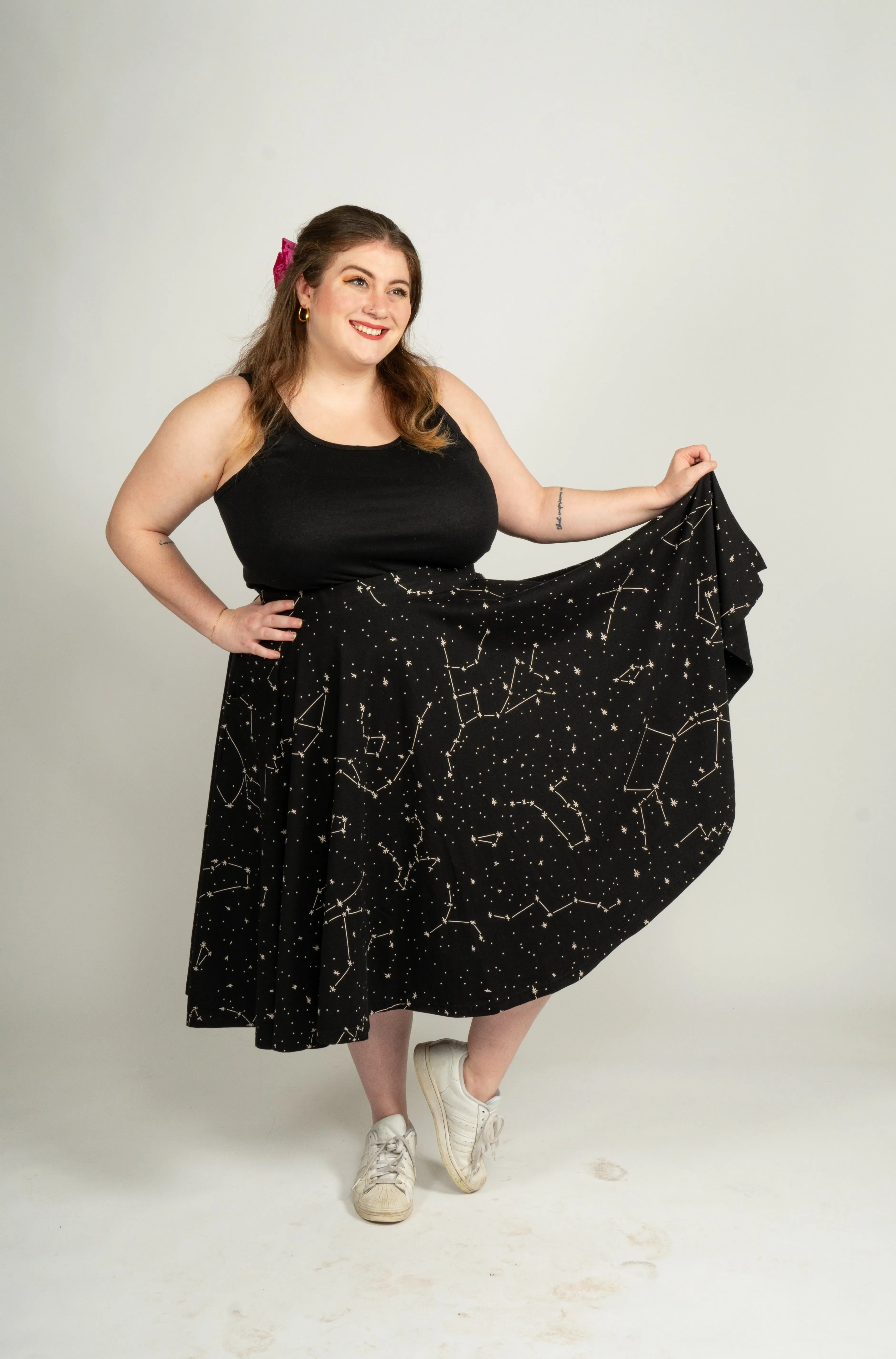 Constellations Glow-in-the-dark Twirl Skirt