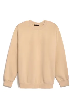 Cozy Feels Adult Crewneck Sweater - Nude