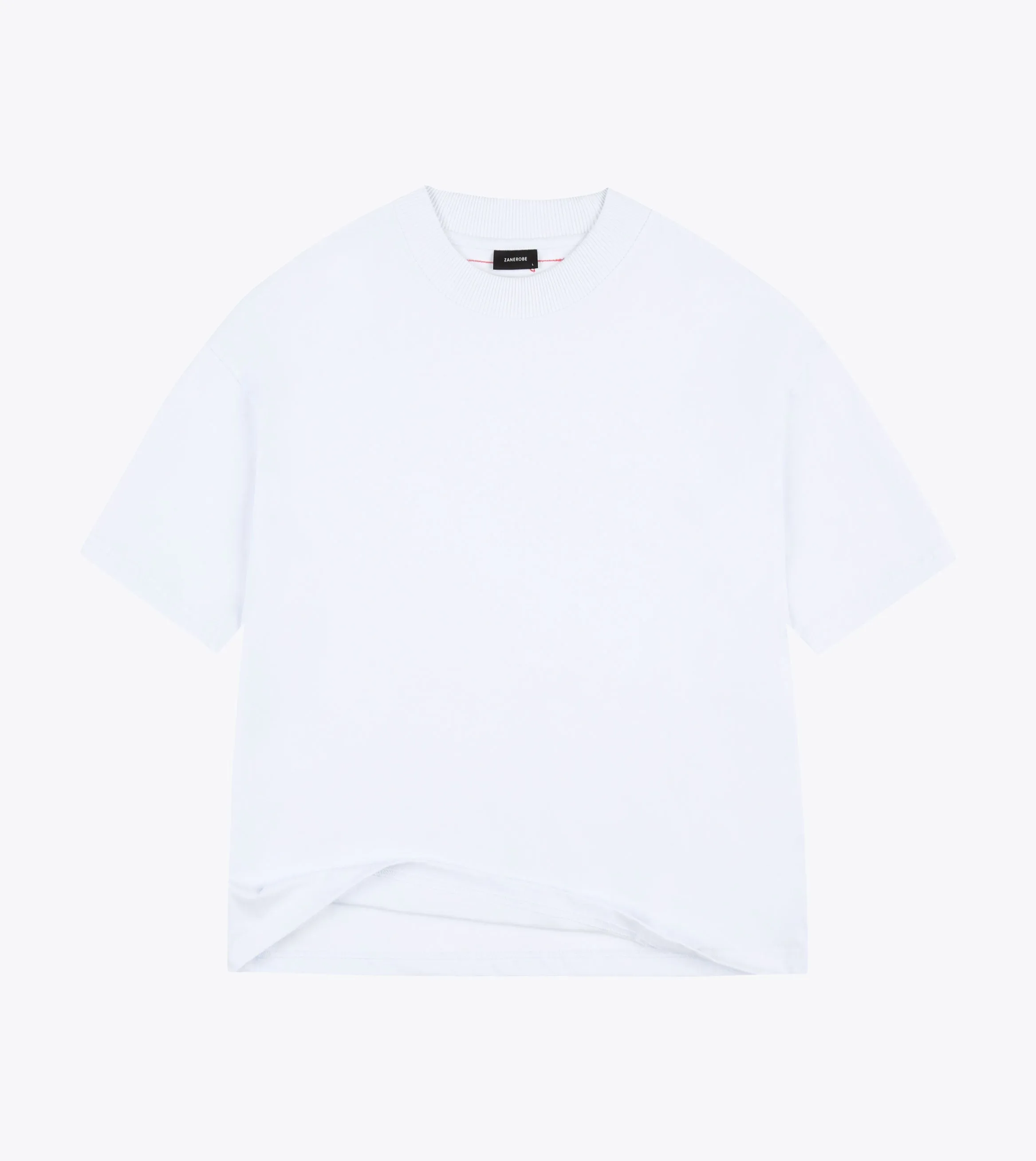 Cropped Lounge Tee White