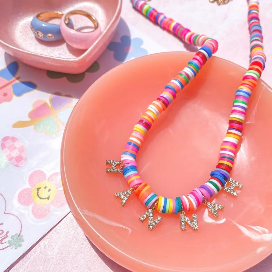 Custom Candy Shop Necklace in Rainbow