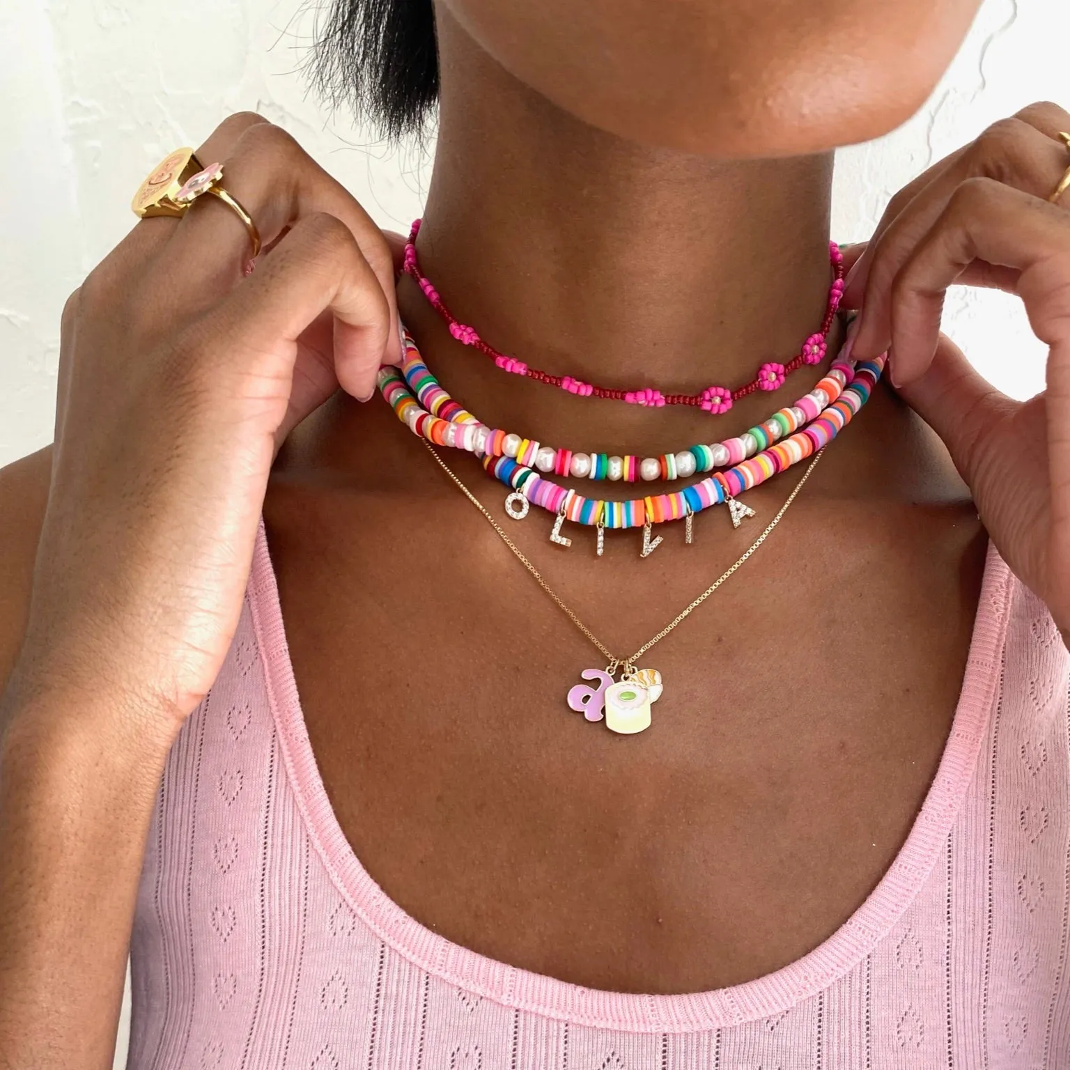 Custom Candy Shop Necklace in Rainbow