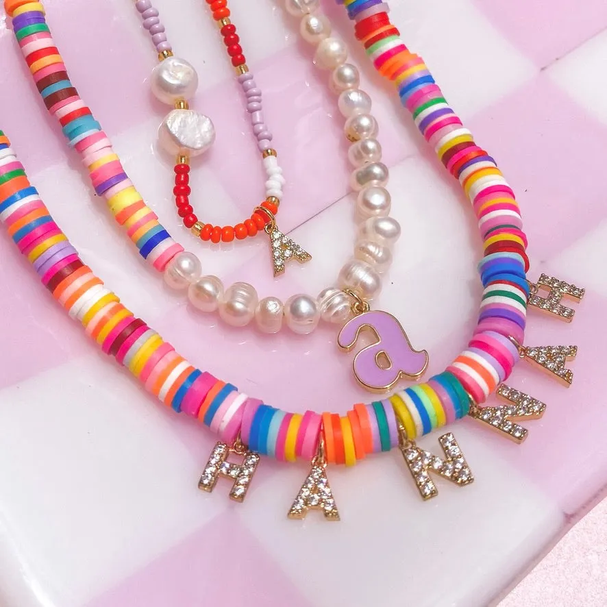 Custom Candy Shop Necklace in Rainbow