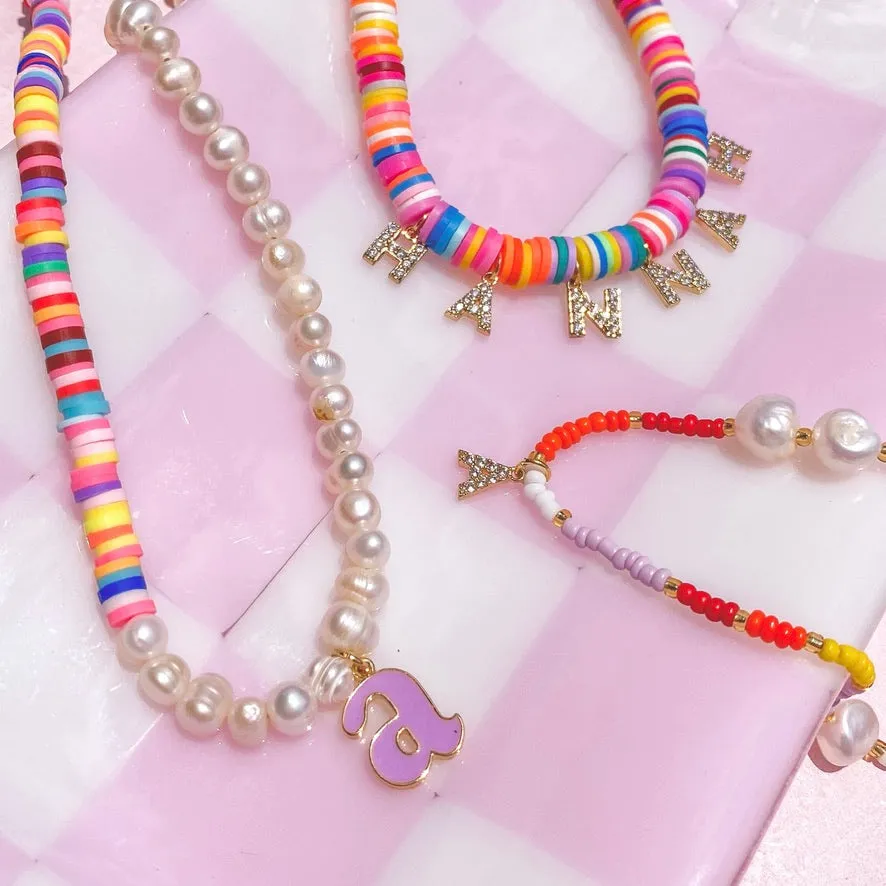 Custom Candy Shop Necklace in Rainbow