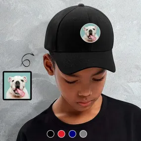 Custom Cute Face Kid's Baseball Cap