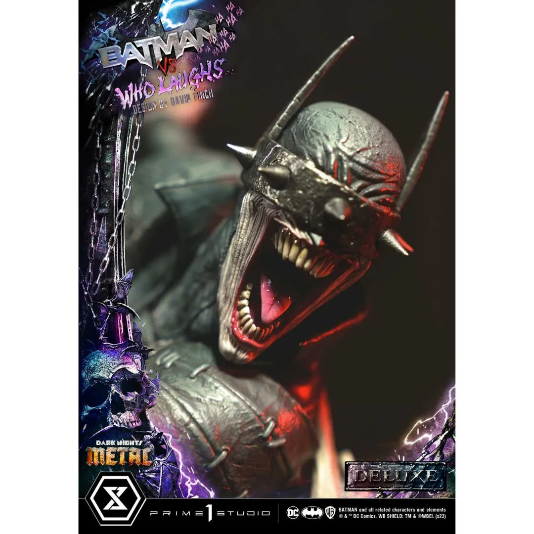 Dark Nights: Metal (Comics) Batman versus Batman Who Laughs statue (Design by David Finch)  DX Bonus Version by Prime1 Studios