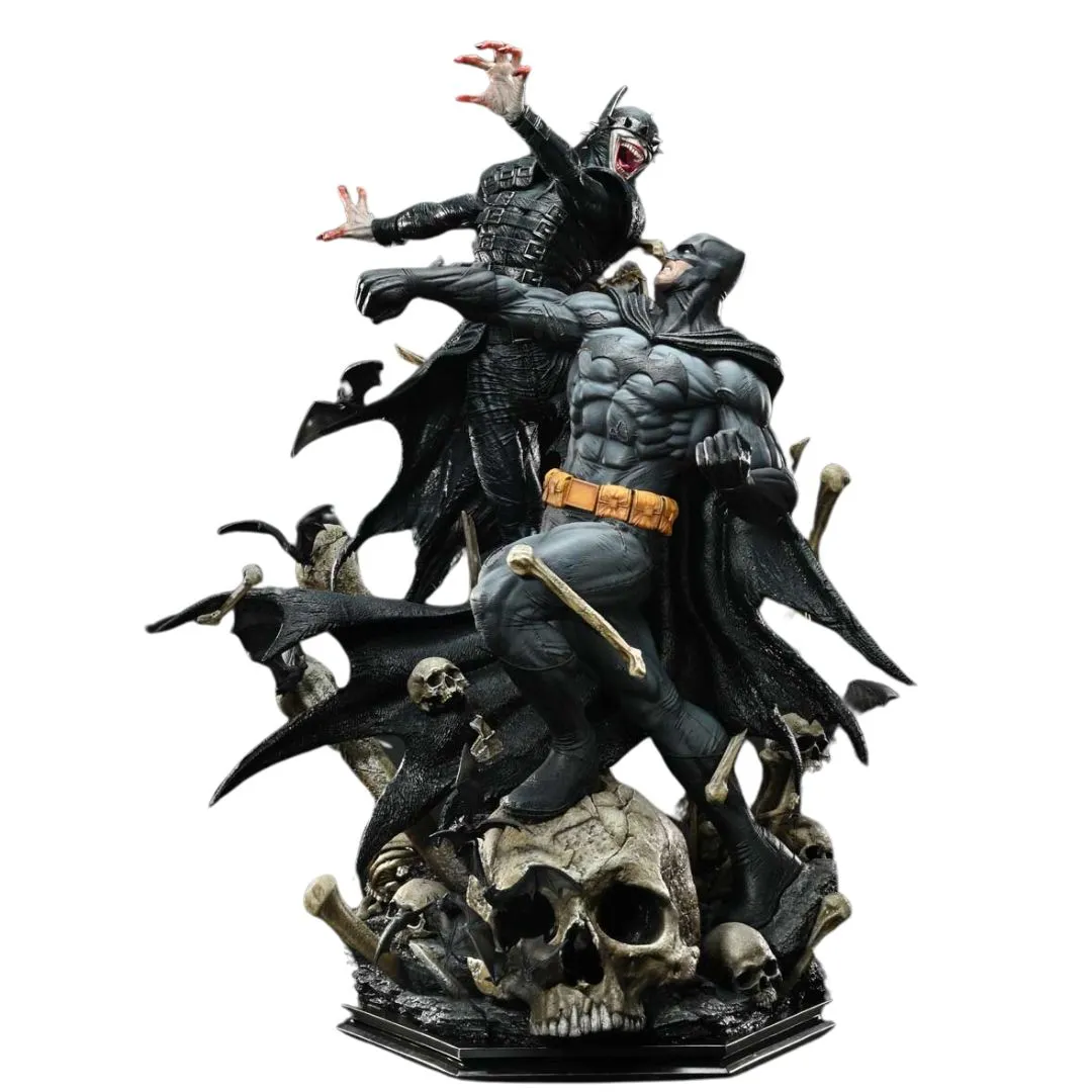 Dark Nights: Metal (Comics) Batman versus Batman Who Laughs statue (Design by David Finch)  DX Bonus Version by Prime1 Studios