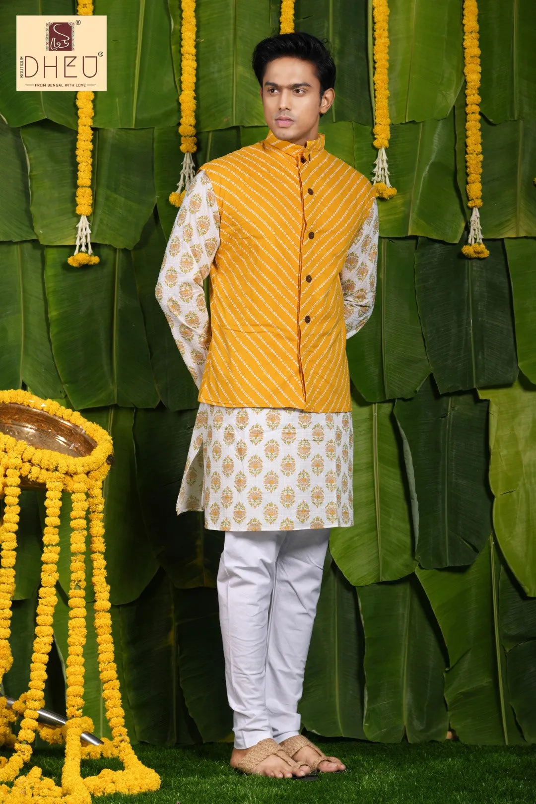 Dheu Designer Kurta - Jacket Set