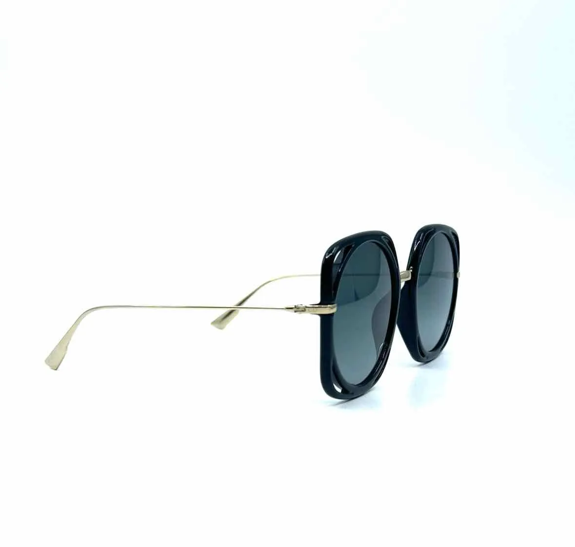 DIOR Black Round Sunglasses