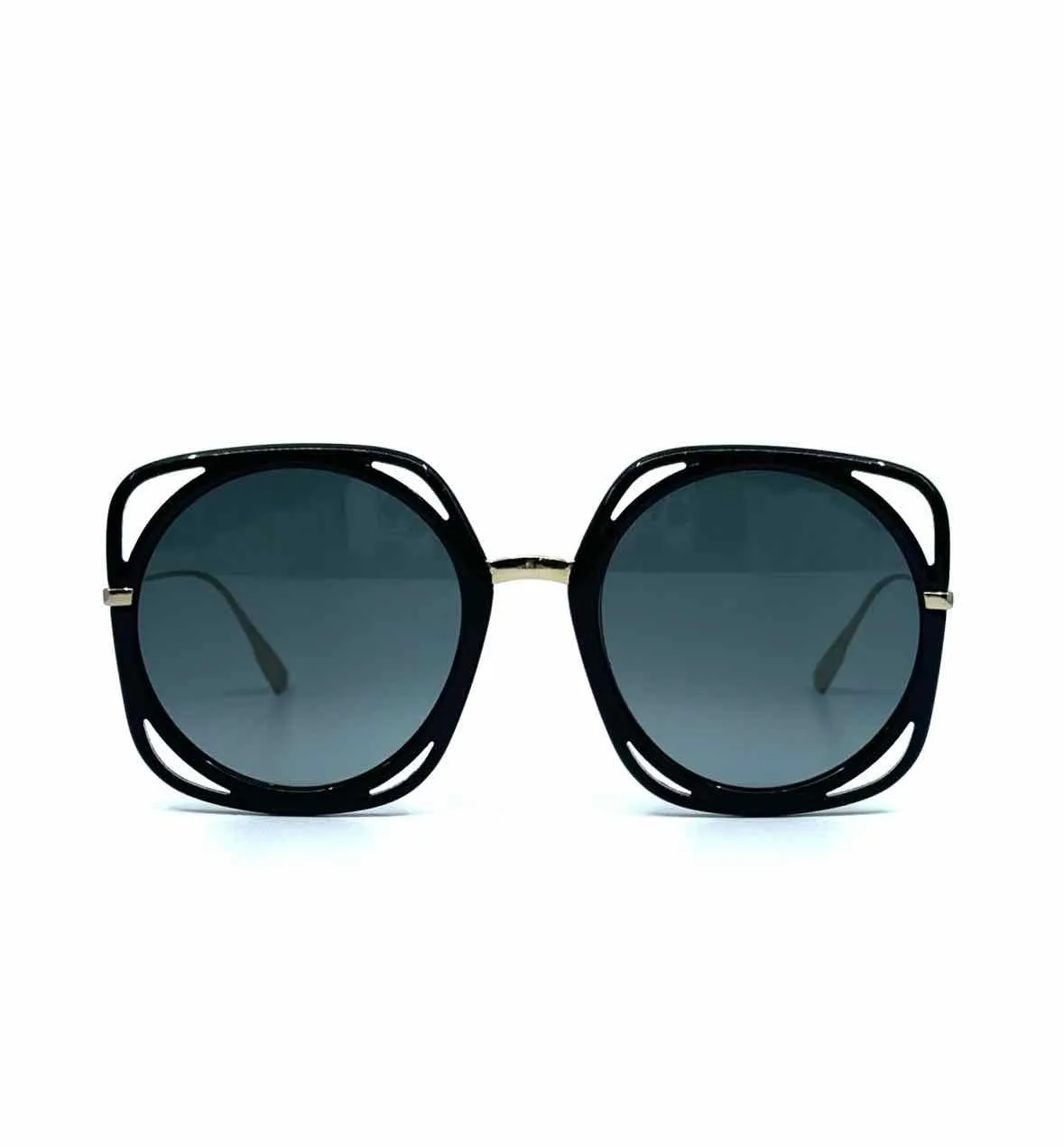 DIOR Black Round Sunglasses