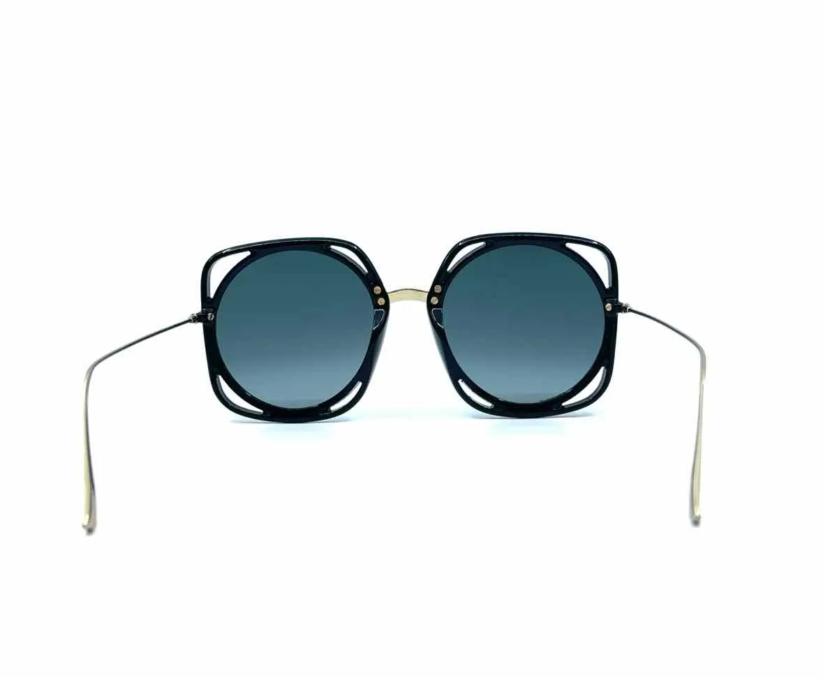 DIOR Black Round Sunglasses