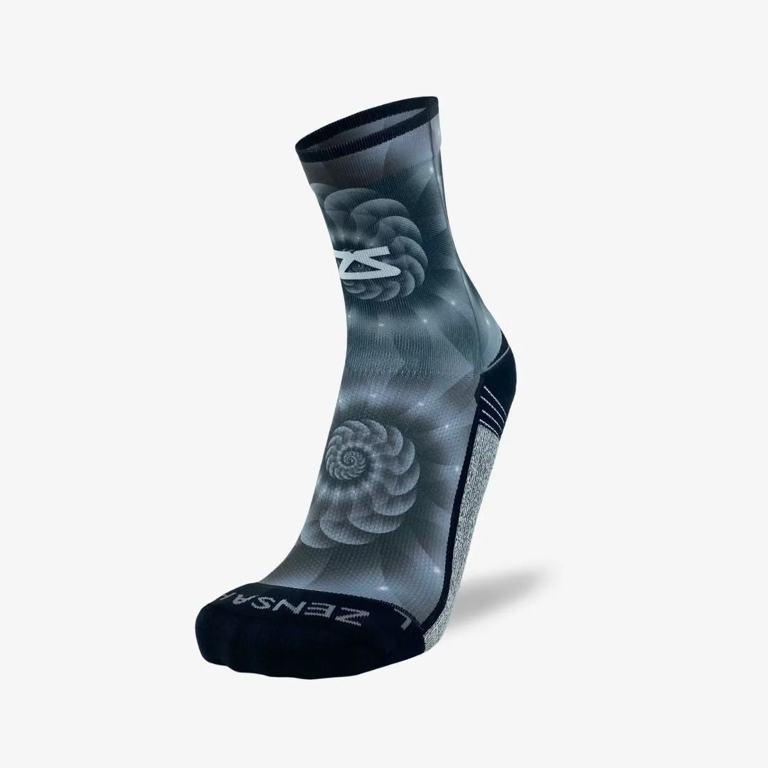 Fibonacci Spiral Socks (Mini-Crew)